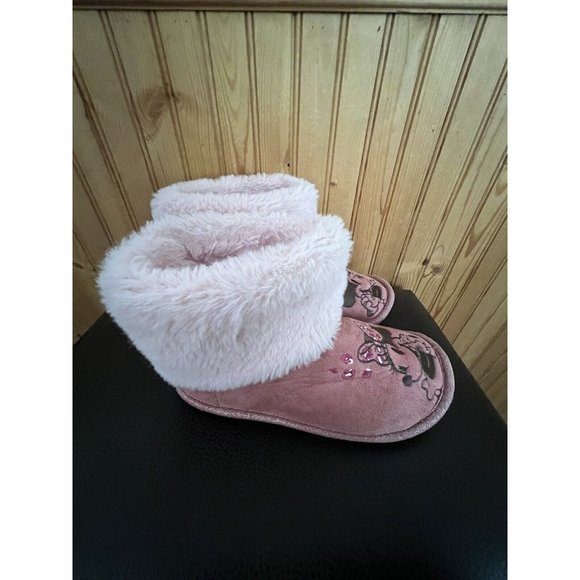 Disney - Minnie Mouse Boot Slippers - Medium Size 7/8 - Picture 4 of 15